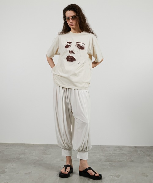 PRANK PROJECT(プランクプロジェクト)の「【2026Summer Pre-Order】ジャージサルエルパンツ / Jersey Skirt Pants(その他パンツ・レディース・グレー/ホワイト/ブラック・36/38)」の20枚目の写真