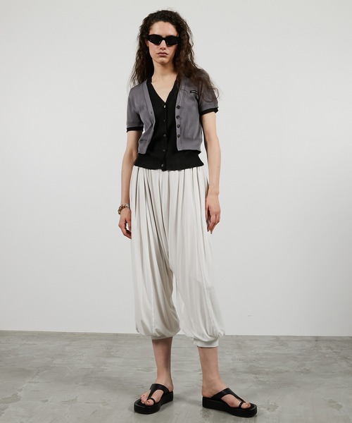 PRANK PROJECT(プランクプロジェクト)の「【2026Summer Pre-Order】ジャージサルエルパンツ / Jersey Skirt Pants(その他パンツ・レディース・グレー/ホワイト/ブラック・36/38)」の19枚目の写真