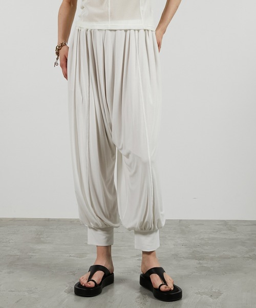 PRANK PROJECT(プランクプロジェクト)の「【2026Summer Pre-Order】ジャージサルエルパンツ / Jersey Skirt Pants(その他パンツ・レディース・グレー/ホワイト/ブラック・36/38)」の13枚目の写真