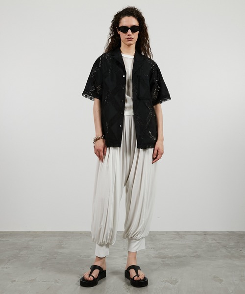 PRANK PROJECT(プランクプロジェクト)の「【2026Summer Pre-Order】ジャージサルエルパンツ / Jersey Skirt Pants(その他パンツ・レディース・グレー/ホワイト/ブラック・36/38)」の17枚目の写真