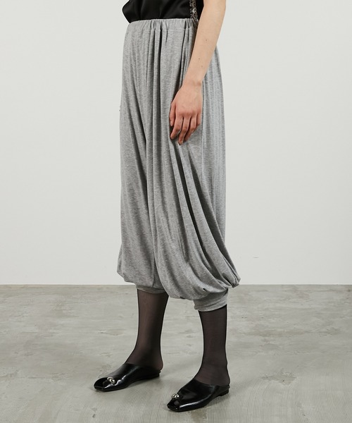 PRANK PROJECT(プランクプロジェクト)の「【2026Summer Pre-Order】ジャージサルエルパンツ / Jersey Skirt Pants(その他パンツ・レディース・グレー/ホワイト/ブラック・36/38)」の16枚目の写真