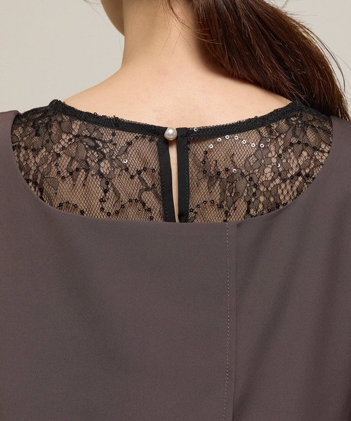 Kana(カナ)の「斜めクロスパンツドレス3点セット ワンピース ドレス パーティー 結婚式 お呼ばれ オケージョンドレス(パンツドレス・レディース・ブラック/イエロー/ブラウン・M)」の21枚目の写真