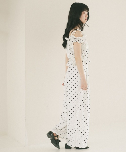 Heather(ヘザー)の「2WAYフリルショルダーブラウス 814970(シャツ/ブラウス・レディース・ブラック系その他/ホワイト系その他・FREE)」の14枚目の写真