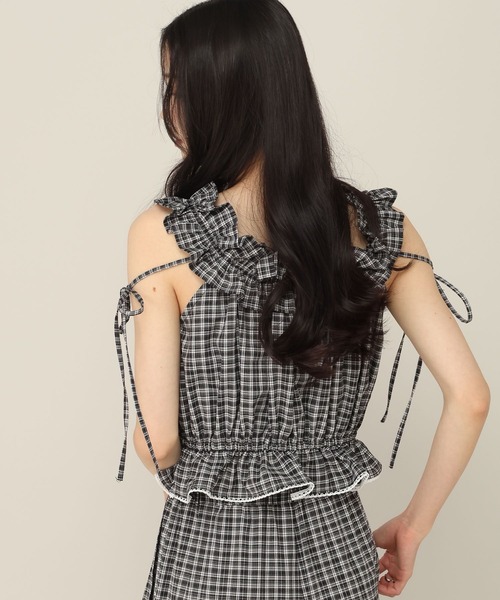 Heather(ヘザー)の「2WAYフリルショルダーブラウス 814970(シャツ/ブラウス・レディース・ブラック系その他/ホワイト系その他・FREE)」の17枚目の写真