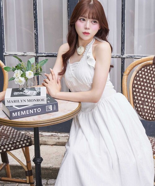 Belle Charme】Halter Neck Long Onepiece（ワンピース）｜Belle