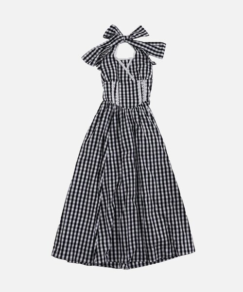 Belle Charme(ベルシャルム)の「【Belle Charme】Halter Neck Long Onepiece(ワンピース・レディース・ブラック/グレー/オフホワイト・FREE)」の17枚目の写真