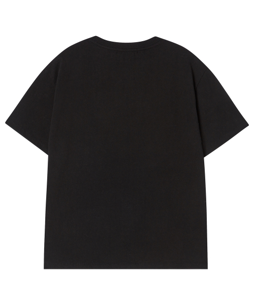 AWESOME STUDIO（オーサムスタジオ）の「フラワーパッチワーク半袖Tシャツブラック（Tシャツ/カットソー・レディース・ブラック・FREE）」の6枚目の写真
