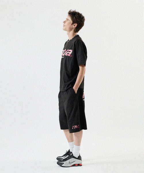MSG(エムエスジー)の「【SET-UP着用可能】総柄ロゴプリントTシャツ UVカット 吸水速乾(Tシャツ/カットソー・メンズ・ブラック/ピンク/アイボリー・M/L)」の13枚目の写真
