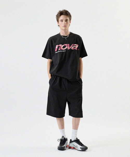 MSG(エムエスジー)の「【SET-UP着用可能】総柄ロゴプリントTシャツ UVカット 吸水速乾(Tシャツ/カットソー・メンズ・ブラック/ピンク/アイボリー・M/L)」の16枚目の写真