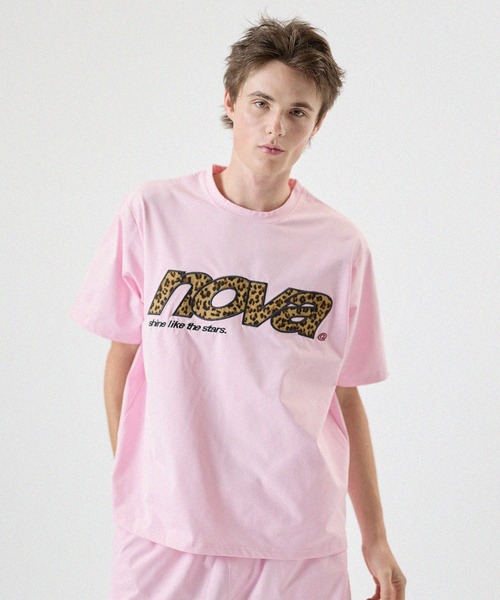 MSG(エムエスジー)の「【SET-UP着用可能】総柄ロゴプリントTシャツ UVカット 吸水速乾(Tシャツ/カットソー・メンズ・ブラック/ピンク/アイボリー・M/L)」の17枚目の写真