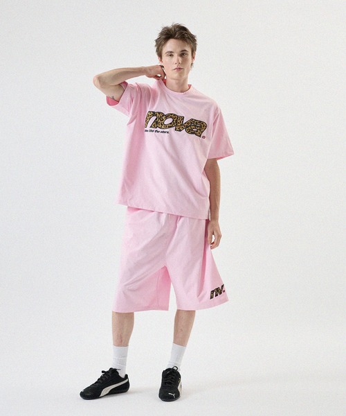MSG(エムエスジー)の「【SET-UP着用可能】総柄ロゴプリントTシャツ UVカット 吸水速乾(Tシャツ/カットソー・メンズ・ブラック/ピンク/アイボリー・M/L)」の19枚目の写真
