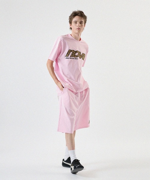 MSG(エムエスジー)の「【SET-UP着用可能】総柄ロゴプリントTシャツ UVカット 吸水速乾(Tシャツ/カットソー・メンズ・ブラック/ピンク/アイボリー・M/L)」の20枚目の写真