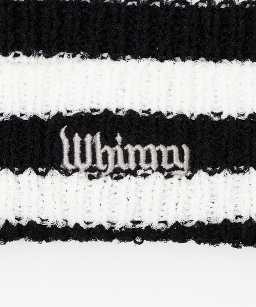Whinny（ホワイニー）の「Whinny/アイスサマー猫パンチ帽（ニットキャップ/ビーニー・レディース・ホワイト/ブラック系その他5/ブラック・FREE）」の14枚目の写真