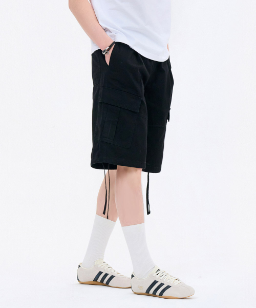 CHASECULT(チェイスカルト)の「男性コットンカーゴバミューダパンツ-FBRK2542D03(その他パンツ・メンズ・ブラック・70/76/82/86)」の5枚目の写真