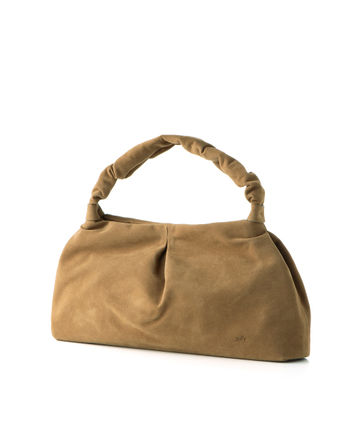 JOLLY(ジョリー)の「FLOU BAG フルバック- スエードライトキャメル(トートバッグ・レディース・キャメル・FREE)」の2枚目の写真