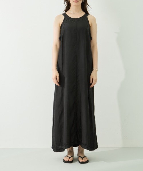 INSCRIRE（アンスクリア）の「[INSCRIRE/アンスクリア]Cupro Sleeveless Dress（ワンピース・レディース・ホワイト/ブラック・36）」の10枚目の写真