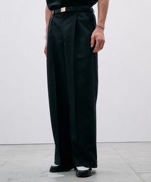 Function Linen Like 1 Tuck Slacks / ファンクションリネンライク1タックスラックス 【セットアップ可】