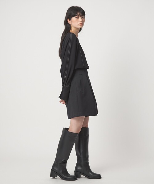 EMMEL REFINES(エメルリファインズ)の「<EMMEL REFINES>EM ハイショク ステッチ 2WAY ブラウス(シャツ/ブラウス・レディース・オフホワイト/ライトブルー/ブラック・FREE)」の21枚目の写真
