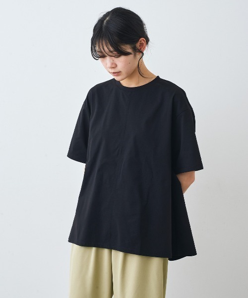 IEDIT(イディット)の「IEDIT 猛暑に負けない さらっと速乾メッシュトップス(その他トップス・レディース・オフホワイト/ブラック・M/L/LL/3L/4L/S)」の13枚目の写真