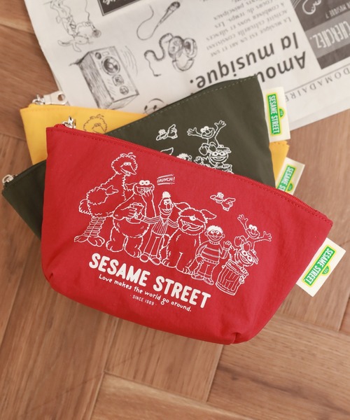 SESAME STREET セサミストリート 化粧ポーチ 舟形（ポーチ）｜FUNALIVE