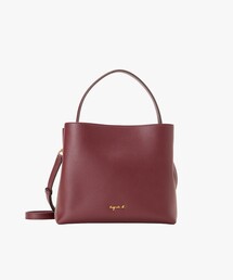 レザー 2way ミディアム トートバッグ "Christelle" ABS01-01