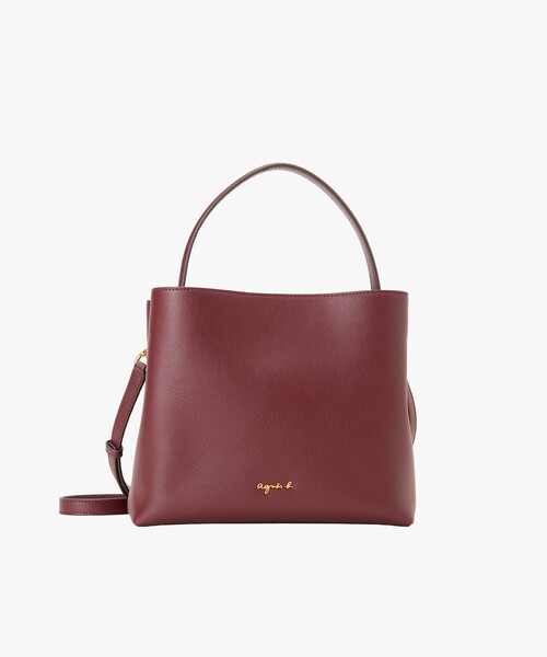agnes b.(アニエスベー)の「レザー 2way ミディアム トートバッグ "Christelle" ABS01-01(トートバッグ・レディース・レッド系その他・FREE)」の1枚目の写真
