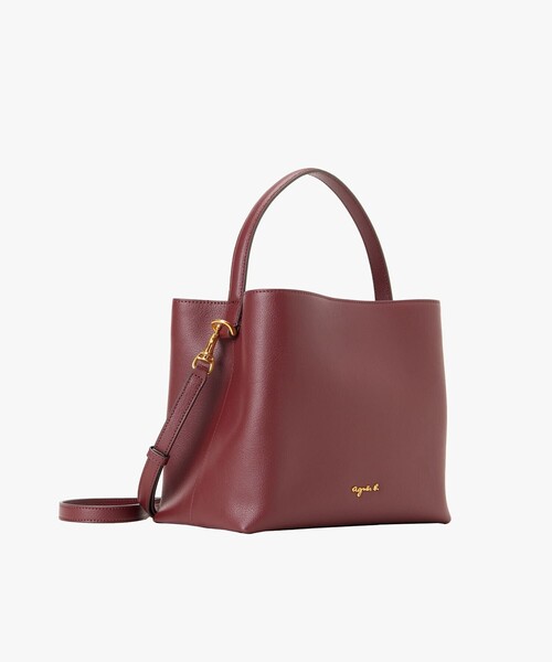agnes b.(アニエスベー)の「レザー 2way ミディアム トートバッグ "Christelle" ABS01-01(トートバッグ・レディース・レッド系その他・FREE)」の3枚目の写真