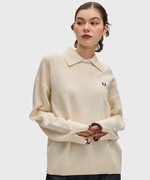 Split Cuff Collared Jumper／スプリットカフカラードジャンパー