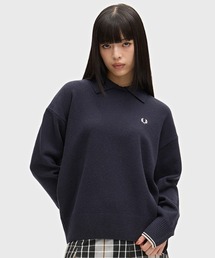Split Cuff Collared Jumper／スプリットカフカラードジャンパー