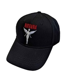 NIRVANA（ニルヴァーナ）の「Nirvana Unisex Baseball Cap: Angelic(Black) ニルヴァーナ バンド カーブバイザー 6Pキャップ メンズ 2026年 夏 夏服（キャップ）」
