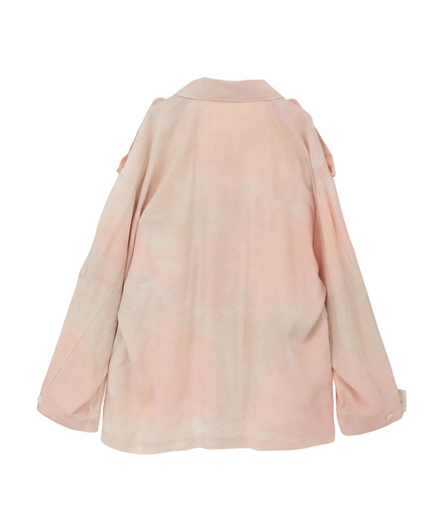 CURRENTAGE(カレンテージ)の「Pink camouflage field jacket(MENS)(ブルゾン・メンズ・ピンクベージュ・4/3)」の8枚目の写真