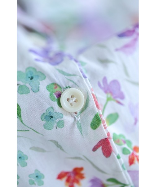 cawaii（カワイイ）の「初夏に揺れる花のイングリッシュガーデンロングワンピース（ワンピース・レディース・パープル・FREE）」の11枚目の写真