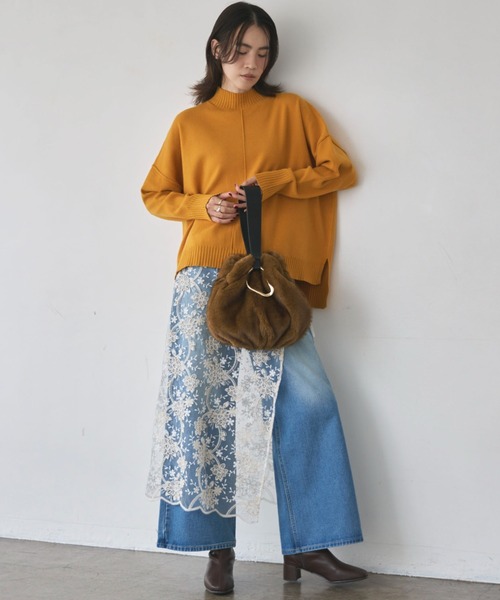 LE VERNIS(ル・ベルニ)の「Moss orb bag(ハンドバッグ・レディース・グレー/カーキ・FREE)」の14枚目の写真