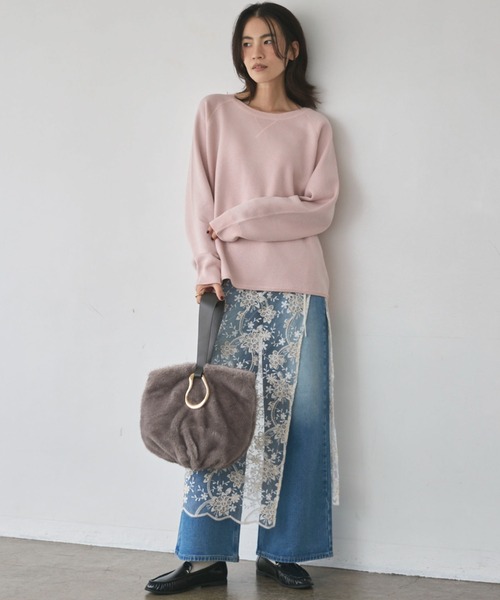 LE VERNIS(ル・ベルニ)の「Moss orb bag(ハンドバッグ・レディース・グレー/カーキ・FREE)」の3枚目の写真