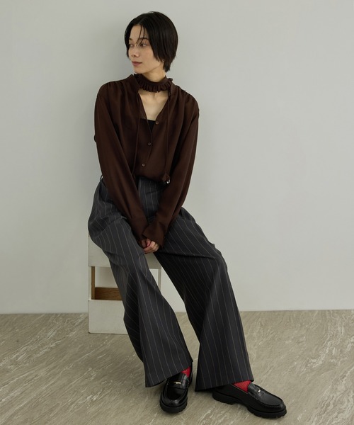 HARUTA(ハルタ)の「【HARUTA(ハルタ) for SALON】別注チャームローファー(ローファー・レディース・ブラウン系その他2/ブラウン/ブラック/ブラウン系その他・25.5/25/22.5/24.5/23.5)」の21枚目の写真