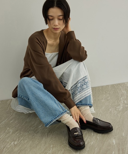 HARUTA(ハルタ)の「【HARUTA(ハルタ) for SALON】別注チャームローファー(ローファー・レディース・ブラウン系その他2/ブラウン/ブラック/ブラウン系その他・25.5/25/22.5/24.5/23.5)」の22枚目の写真