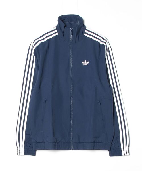adidas｜アディダス（レディース）のナイロンジャケット（ブルー