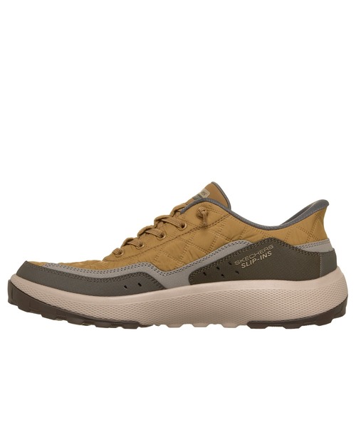 SKECHERS(スケッチャーズ)の「ハンズフリー スリップインズ リラックスドフィット:アーバン エクスプローラー - コージーフィット(スニーカー・メンズ・ブラックミックス/カーキブラウン・25.5cm/26cm/26.5cm/27cm)」の7枚目の写真