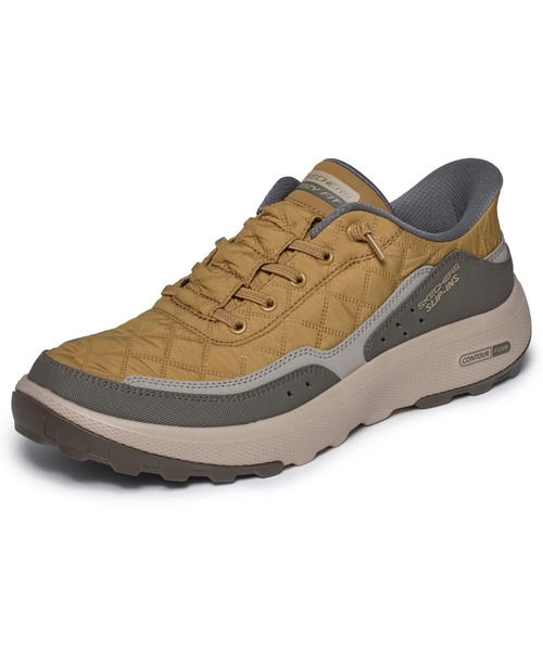 SKECHERS(スケッチャーズ)の「ハンズフリー スリップインズ リラックスドフィット:アーバン エクスプローラー - コージーフィット(スニーカー・メンズ・ブラックミックス/カーキブラウン・25.5cm/26cm/26.5cm/27cm)」の9枚目の写真