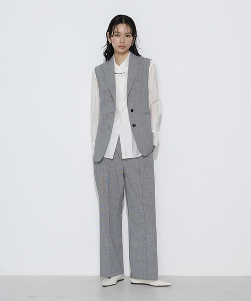 COMME CA(コムサ)の「〔 Sサイズ 〕 ストレッチミニ千鳥 パンツ(その他パンツ・レディース・ブラック系その他・5号)」の2枚目の写真