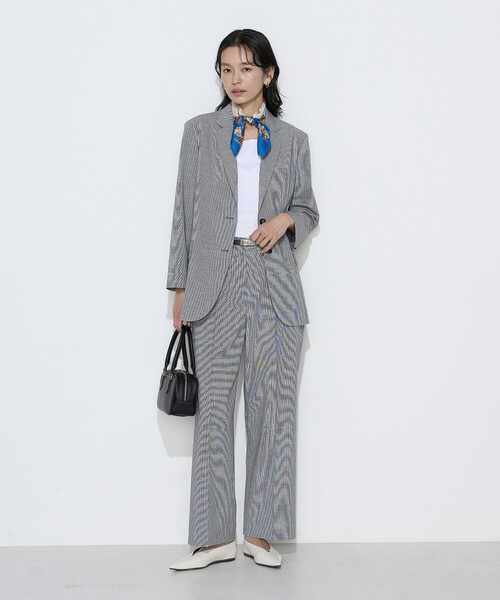 COMME CA(コムサ)の「〔 Sサイズ 〕 ストレッチミニ千鳥 パンツ(その他パンツ・レディース・ブラック系その他・5号)」の4枚目の写真