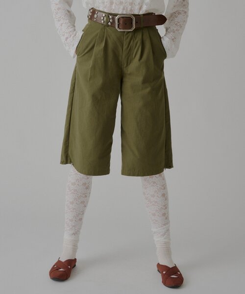 WHIMSIC(ウィムジック)の「【UNISEX/2サイズ展開】ファティーグショートパンツ(その他パンツ・メンズ・オリーブ・1/2)」の1枚目の写真