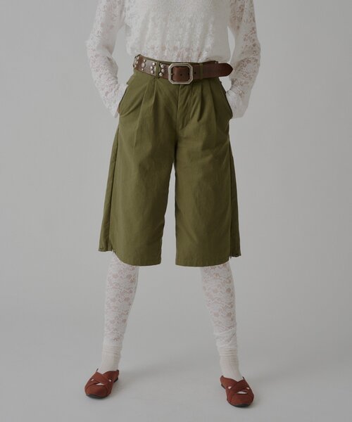 WHIMSIC(ウィムジック)の「【UNISEX/2サイズ展開】ファティーグショートパンツ(その他パンツ・メンズ・オリーブ・1/2)」の3枚目の写真