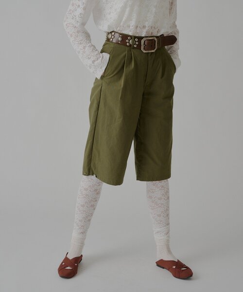 WHIMSIC(ウィムジック)の「【UNISEX/2サイズ展開】ファティーグショートパンツ(その他パンツ・メンズ・オリーブ・1/2)」の4枚目の写真