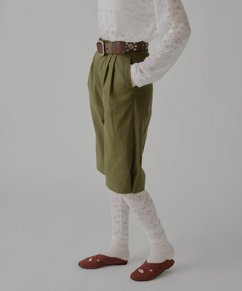 WHIMSIC(ウィムジック)の「【UNISEX/2サイズ展開】ファティーグショートパンツ(その他パンツ・メンズ・オリーブ・1/2)」の6枚目の写真