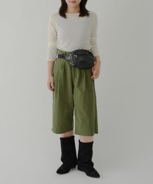 WHIMSIC(ウィムジック)の「【UNISEX/2サイズ展開】ファティーグショートパンツ(その他パンツ・メンズ・オリーブ・1/2)」の18枚目の写真