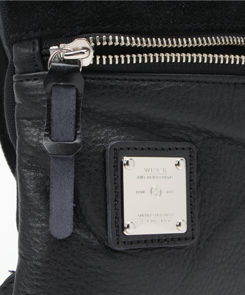 WISCE（ワイス）の「WISCE(ワイス)×Lui's(ルイス) 限定ナップサック（バックパック/リュック・メンズ・ブラック/キャメル/レッド/ホワイト・FREE）」の8枚目の写真