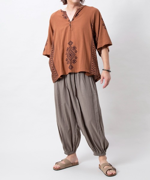 チャイハネ（チャイハネ）の「【チャイハネ】レタボMEN'Sトップス（その他トップス・メンズ・ブラウン/グレー/グリーン・FREE）」の8枚目の写真