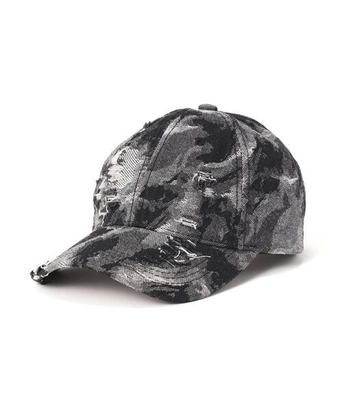 GARDEN TOKYO(ガーデントウキョウ)の「MAVYTH/メヴィス/CRASH DENIM CAP(キャップ・メンズ・ブラック/ブルー系その他3・F)」の13枚目の写真