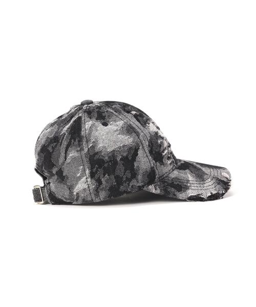 GARDEN TOKYO(ガーデントウキョウ)の「MAVYTH/メヴィス/CRASH DENIM CAP(キャップ・メンズ・ブラック/ブルー系その他3・F)」の3枚目の写真